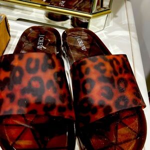 JCrew Pool Slides. Size 7